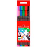 Rotulador FABER-CASTELL Punta Fina Basico Paquete 5un