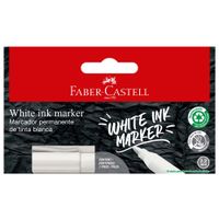 Marcador Permanente FABER CASTELL Blanco 452101