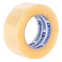 Cinta para empacar transparente Toolcraft TC3878 de 48 mm x 35 m