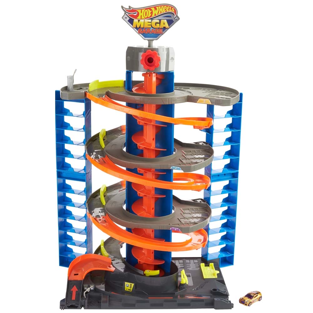 Pista de Carreras HOT WHEELS Mega Garage