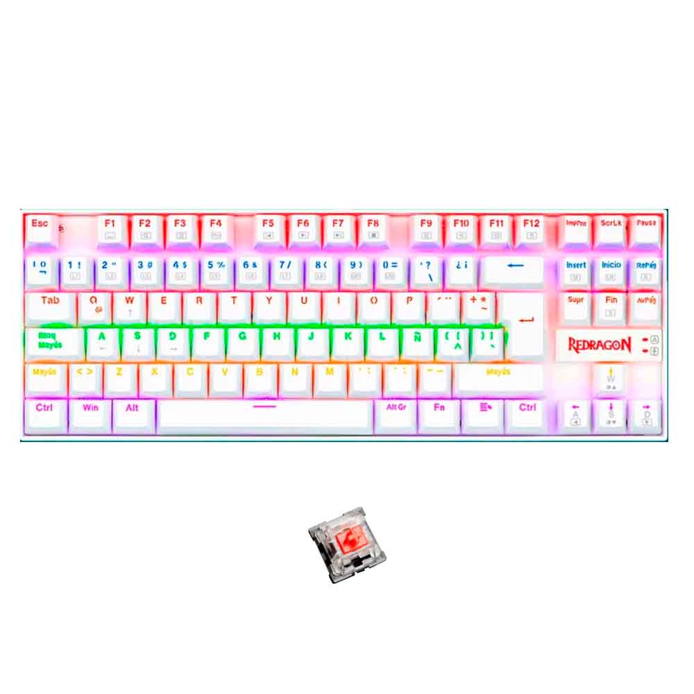 Teclado mecanico KUMARA K-552-KR SWITCH ROJO