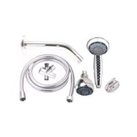 Ducha Fermetal Con Diversor, Ducha Teléfono, Tubo Y Soporte