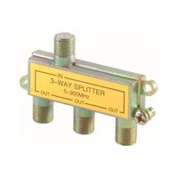 Splitter Coaxial Tres Salidas Metálico Fulgore FU0631