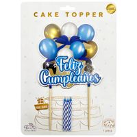 Topper RABITO DE PAPEL Globo Azul