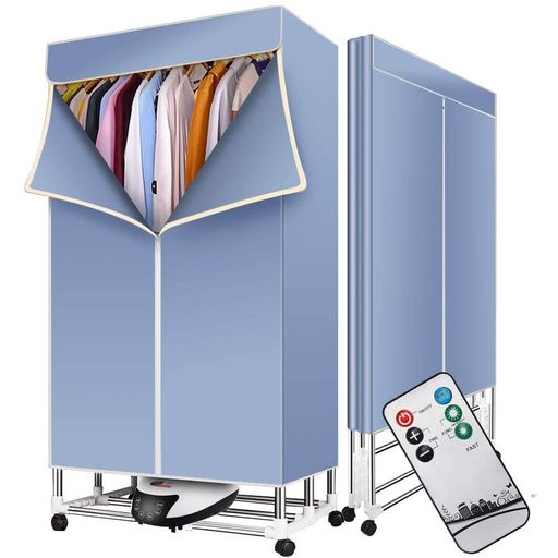 Mini secadora de ropa plegable portátil con calentador Panda