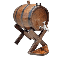 Barril de Vino Cerveza 5 Litros en Madera Roble Marron