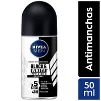 Desodorante para Hombre Roll On NIVEA Invisible B&W Male Frasco 50ml