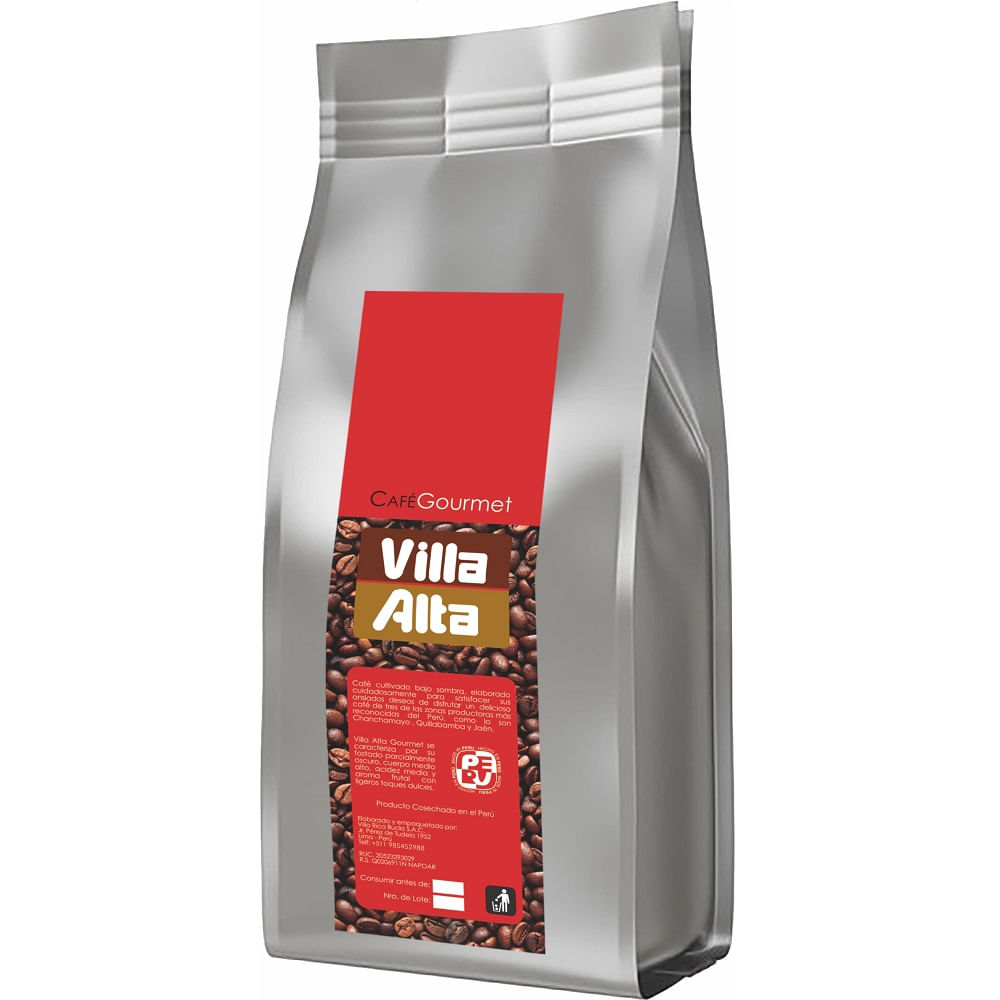 Café Molido Medio VILLA ALTA Gourmet 1 kilo plazaVea