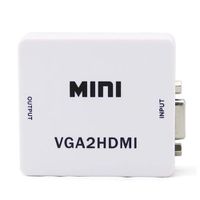 Convertidor Adaptador VGA a HDMI con Audio Full HD Mini VGA 2 HDMI