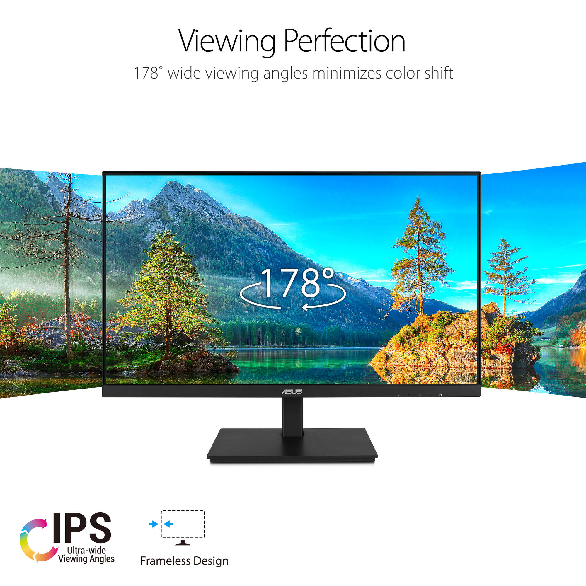 ASUS VA24DQSB 23.8 ""16: 9 Freesync Eye Care IPS Monitor