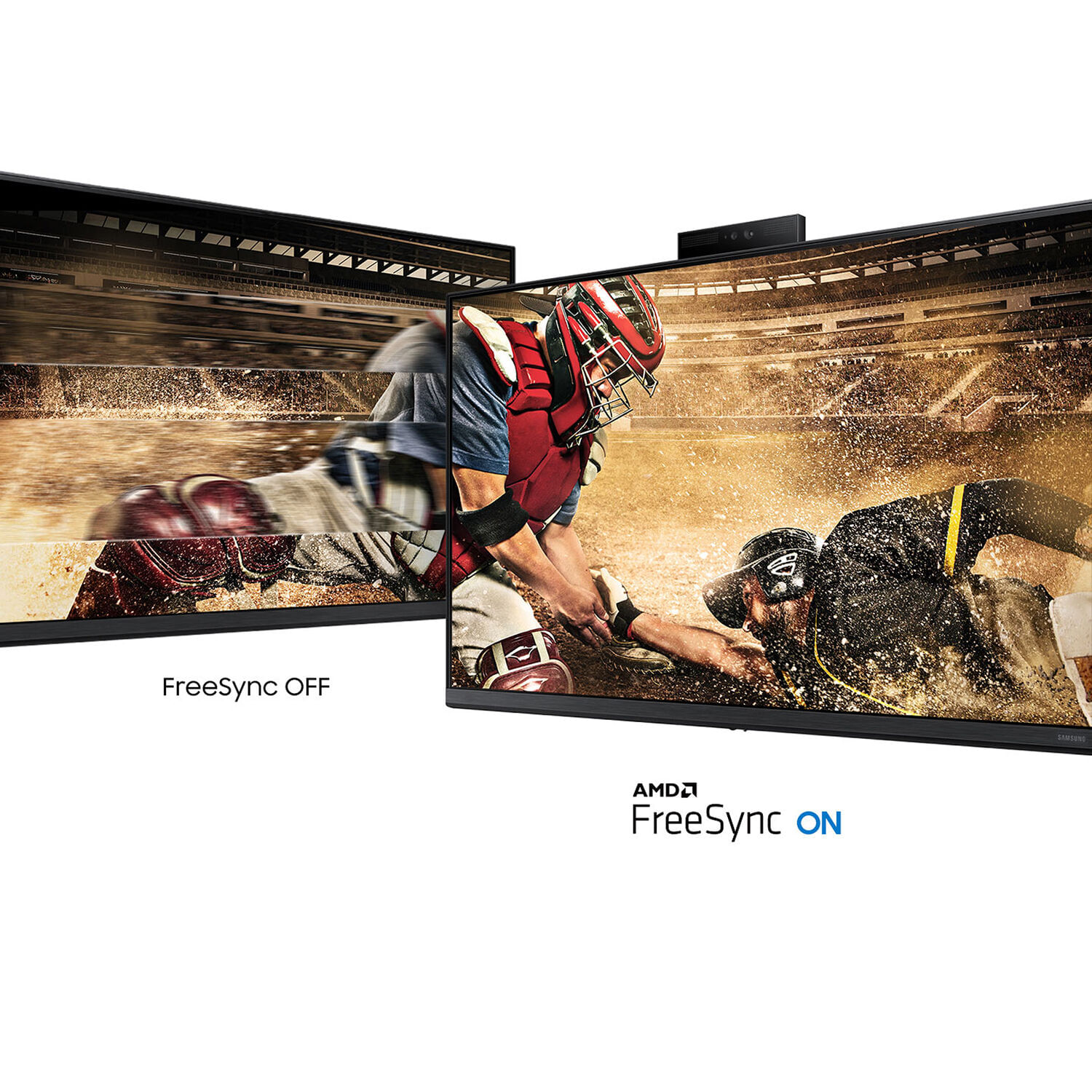 Samsung S4 24 ""16: 9 Freesync IPS Monitor con cámara web emergente