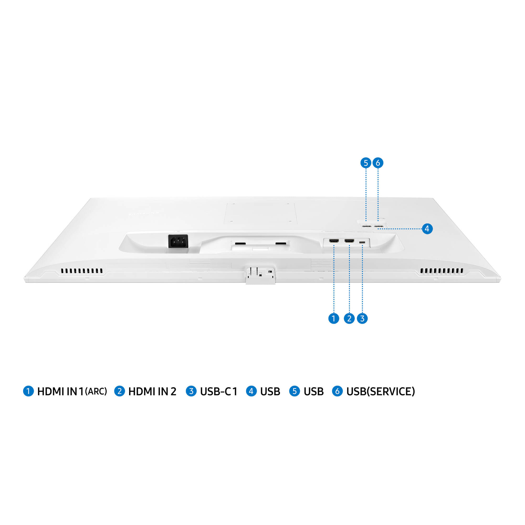 Samsung M70B 32 ""16: 9 4K Smart Monitor (blanco)