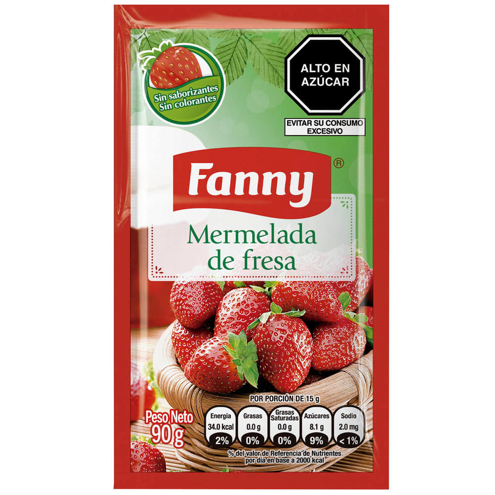 Mermelada FANNY Fresa Doypack 90g