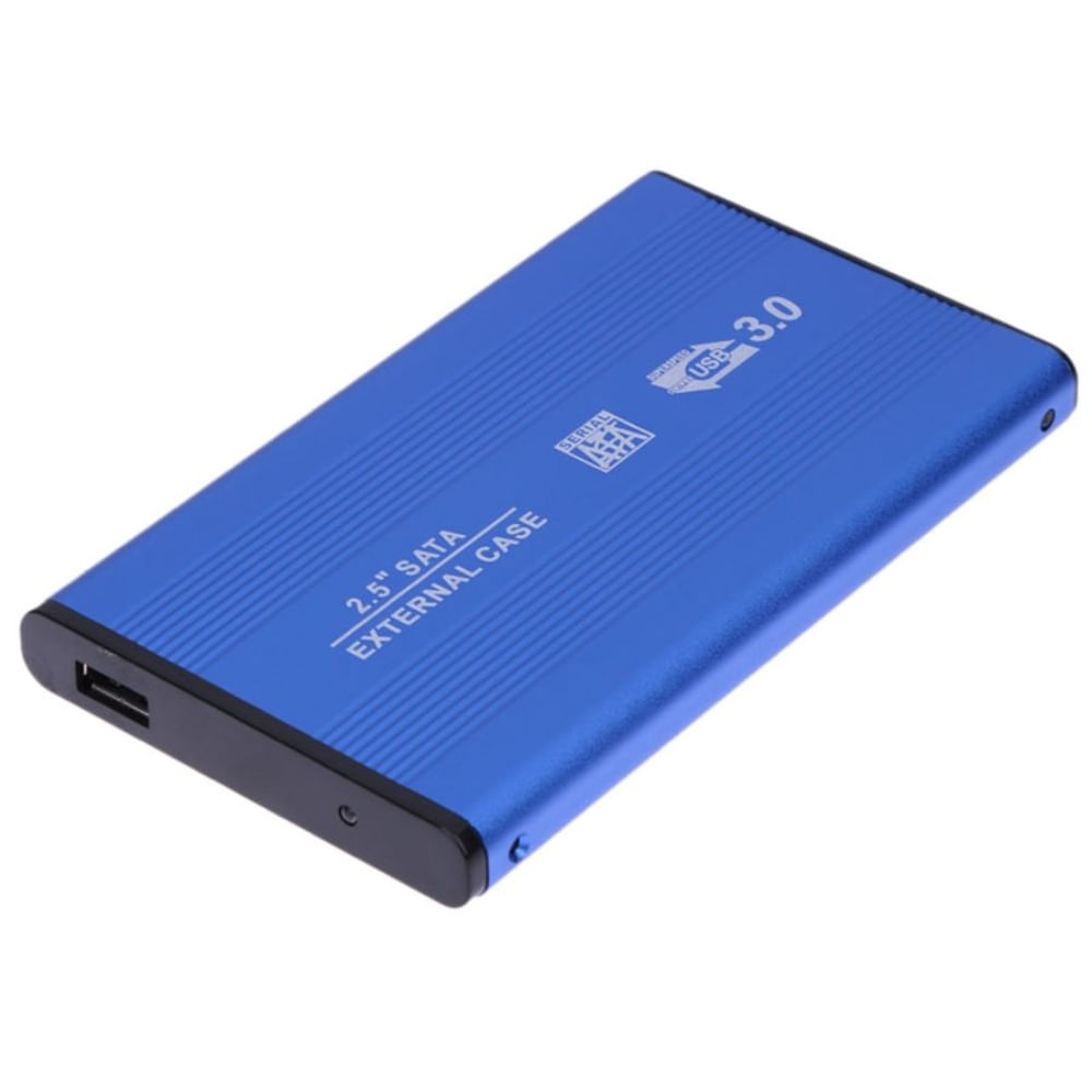 Case Disco Duro Externo Sata 2.5"" USB 3.0 Laptop PC Portátil Notebook Azul