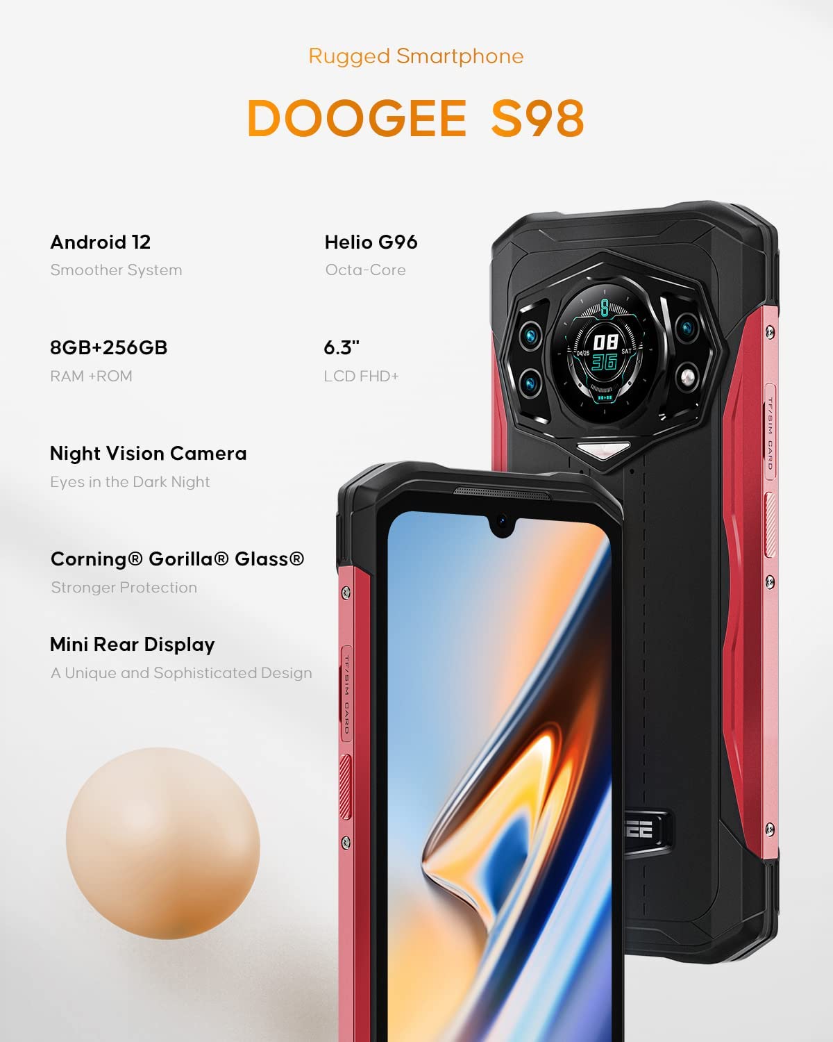 Smartphone Doogee S110 256GB Negro I Oechsle - Oechsle