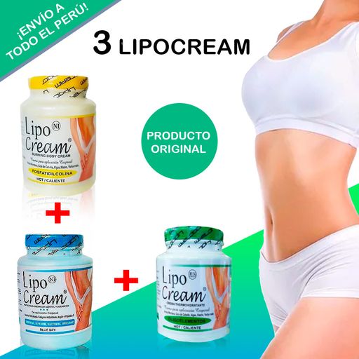 Crema Reductora Lipocream Quema Grasa Reduce Medidas