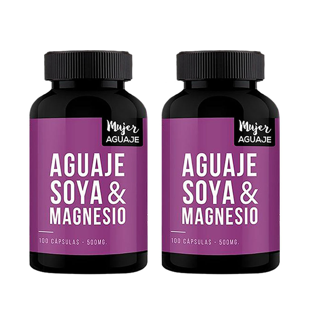 Aguaje, Soya & Magnesio Mujer Aguaje 100 Cápsulas Pack x 2