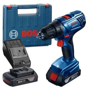 Taladro percutor inalámbrico 18V GSB180 + 23 accesorios Bosch - Promart