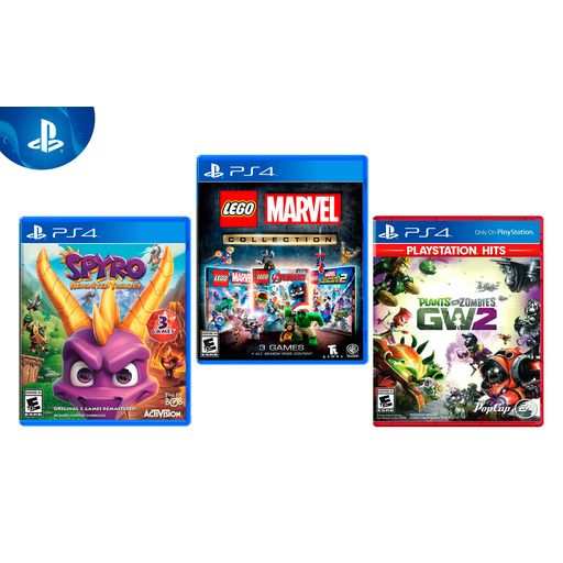 RB Games - Jogos PS4 por 99 cada Crash Bandicoot Spyro Reicognited Trilogy  Lego Marvel Super Heroes 2 Uma Aventura Lego 2 Lego Os Incríveis Lego Star  Wars O despertar da Força