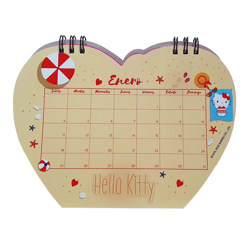 Pack Agenda + Calendario Hello Kitty 2021 Sanrio Kawaii plazaVea