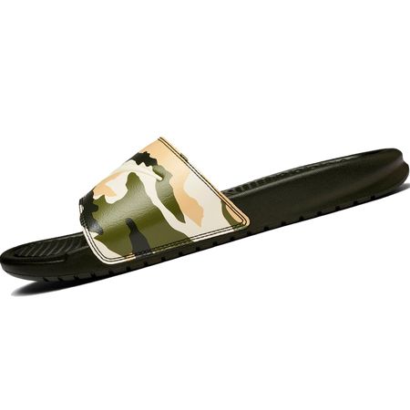 Sandalia Nike Benassi JDI Print Negro | plazaVea - Supermercado