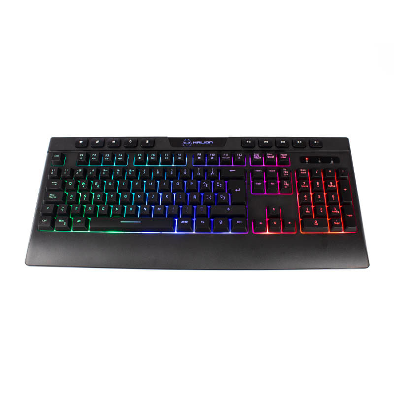 Teclado Halion HA-K655 Barbarian Gamer Retroiluminado