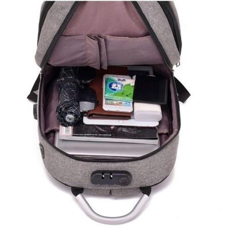 Mochila Antirrobo Cadi con Clave Gris Impermeable | plazaVea - Supermercado