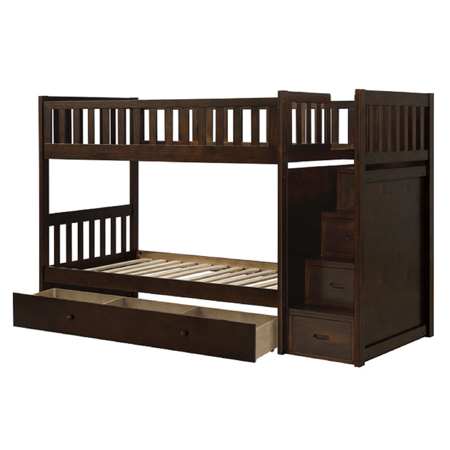 Camarote 1.5 Plazas DMuebles Bratislava Gaveta Inferior + Escalera 4 Cajones