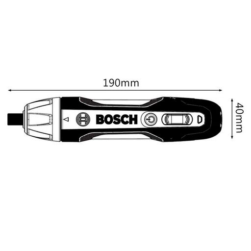 Atornillador A Bateria Bosch Go 3,6 V Torque Electrónico