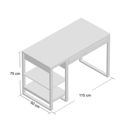 Escritorio Industrial Modelo KABUL - InCassa Muebles