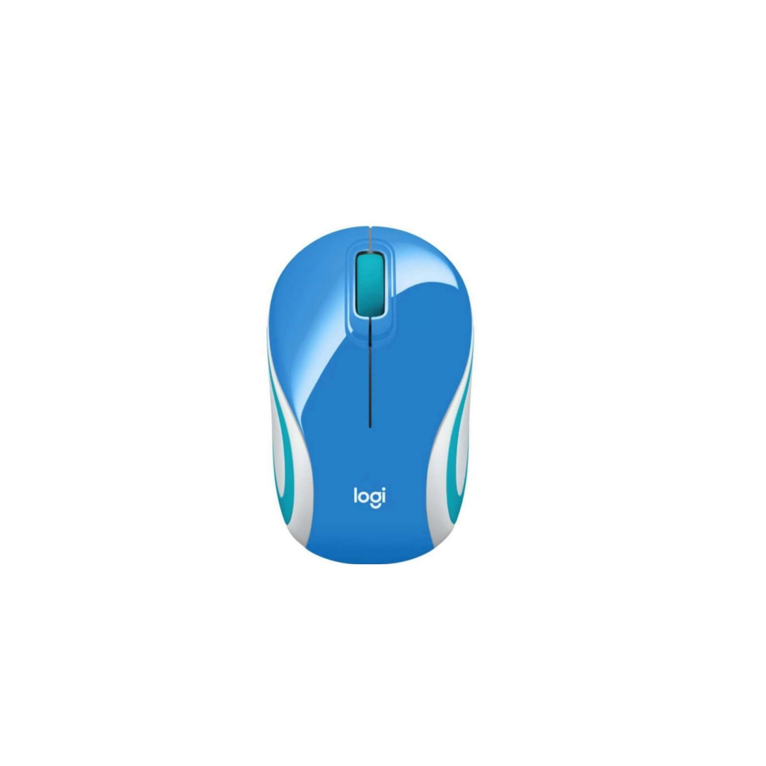 Mini Mouse Logitech Inalámbrico M187 Refresh Blue