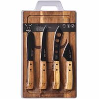 Set de Aperitivo WAYU Parrillero Cuchillos + Tabla