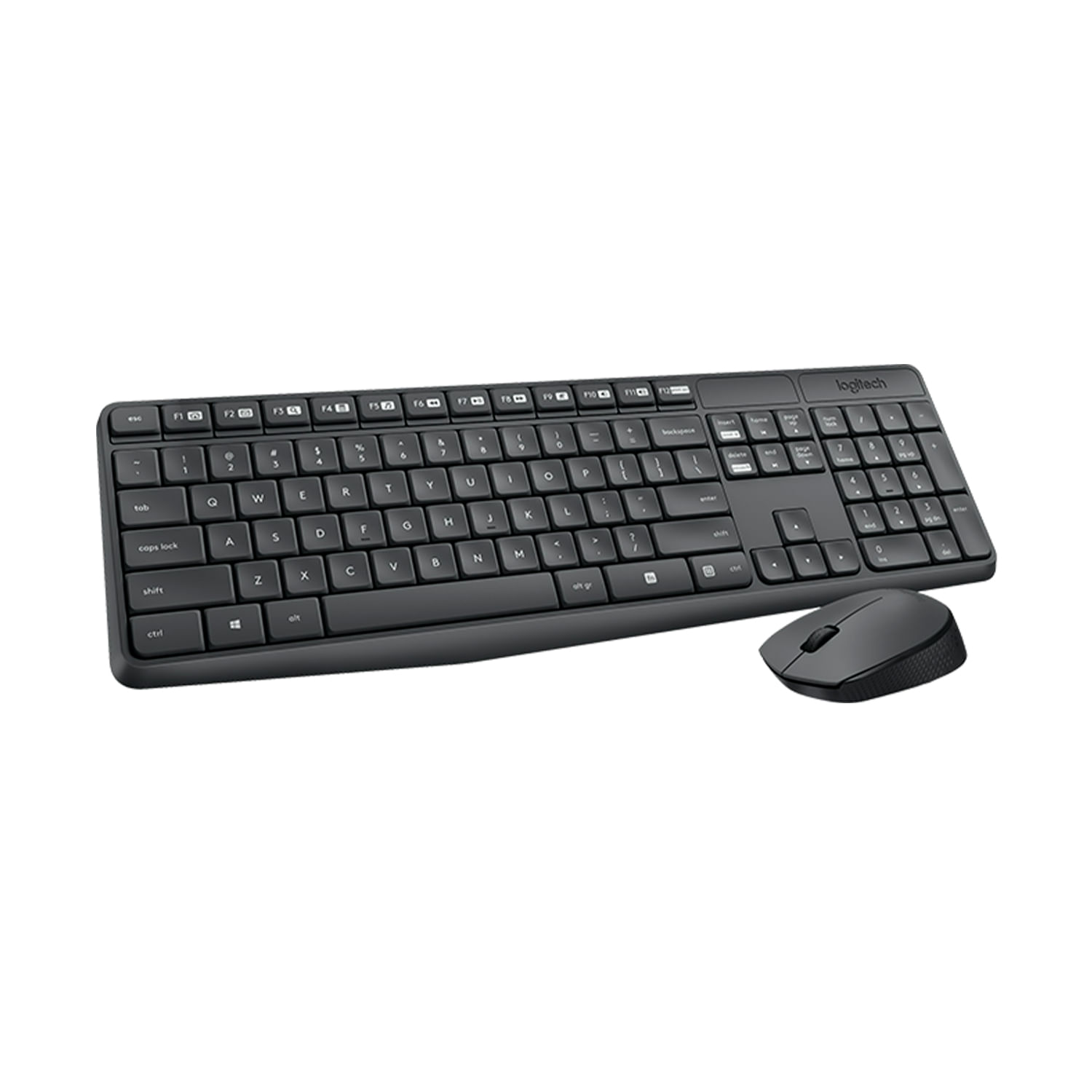 Kit Teclado Y Mouse Logitech MK235 Inalambrico Negro