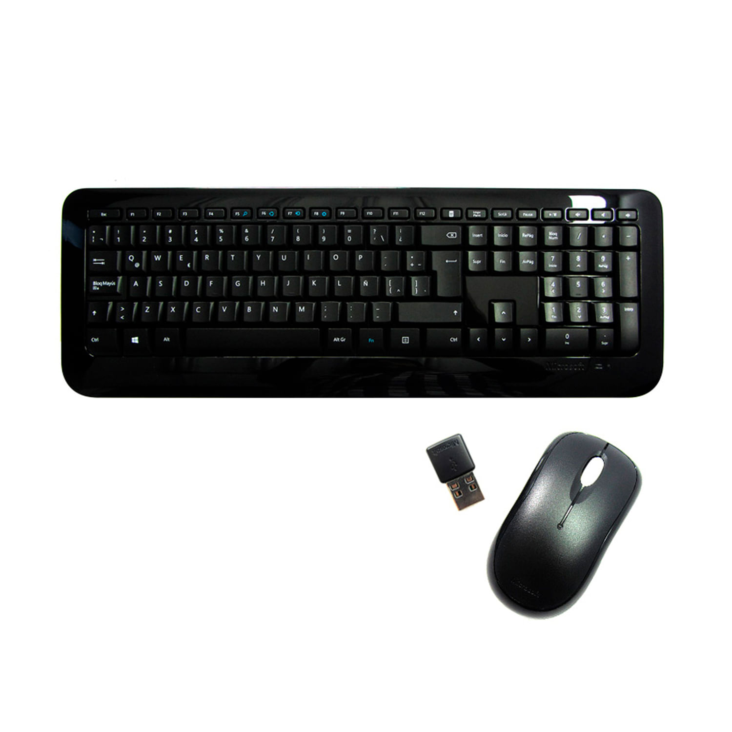 Kit Teclado Y Mouse Microsoft Desktop 850 Wireless Negro