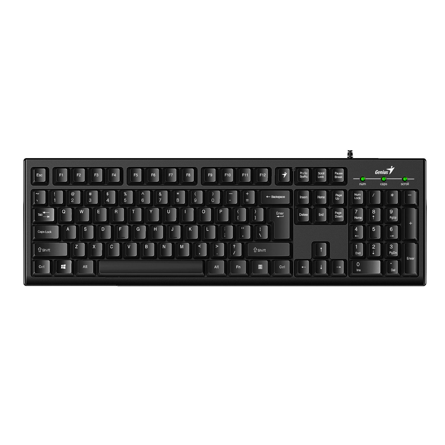 Teclado Smart Genius KB-100 USB Negro