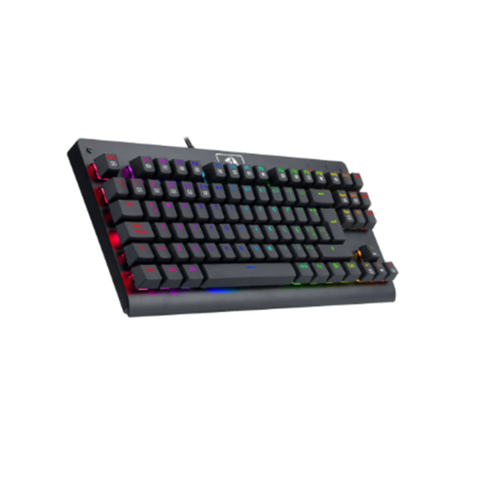 Teclado Mecánico Redragon K568RGB-SP DARK AVENGER Black Switch red