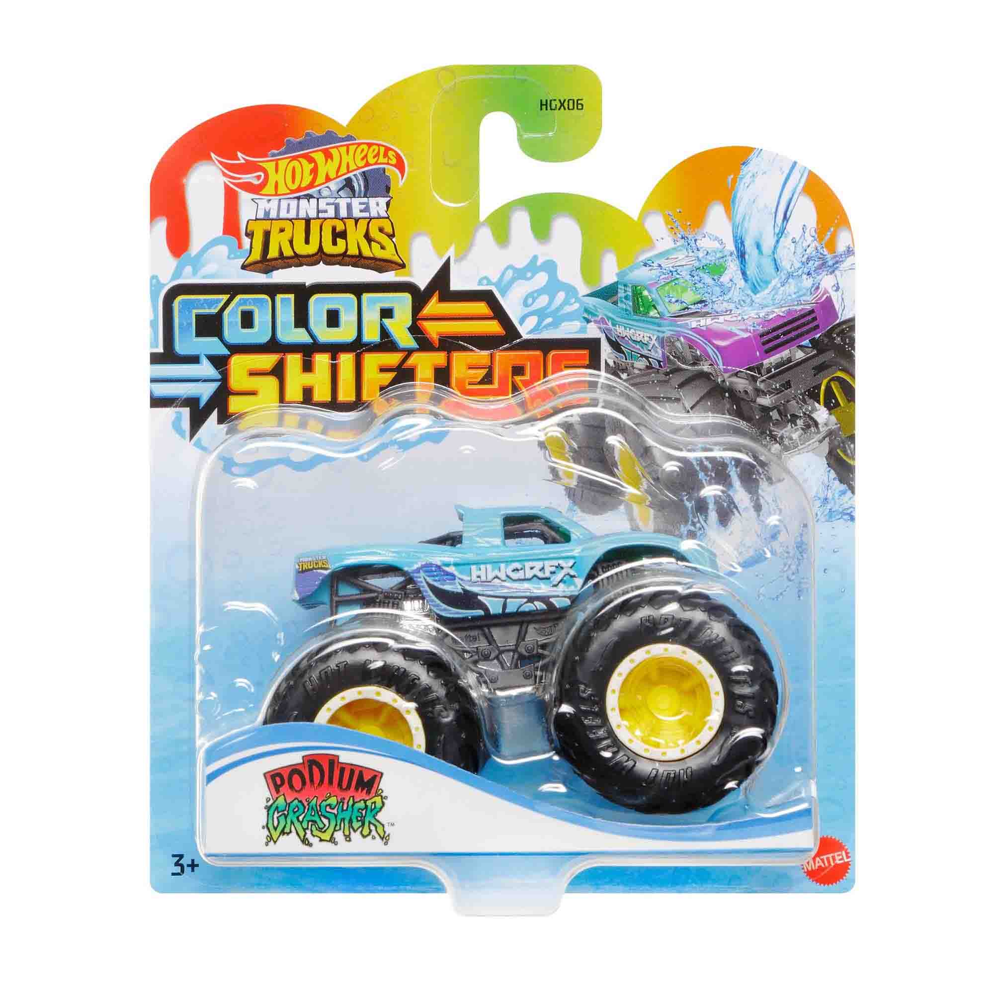 Vehículo De Juguete HOT WHEELS Monster Truck Color Shifter Sorpresa HGX06