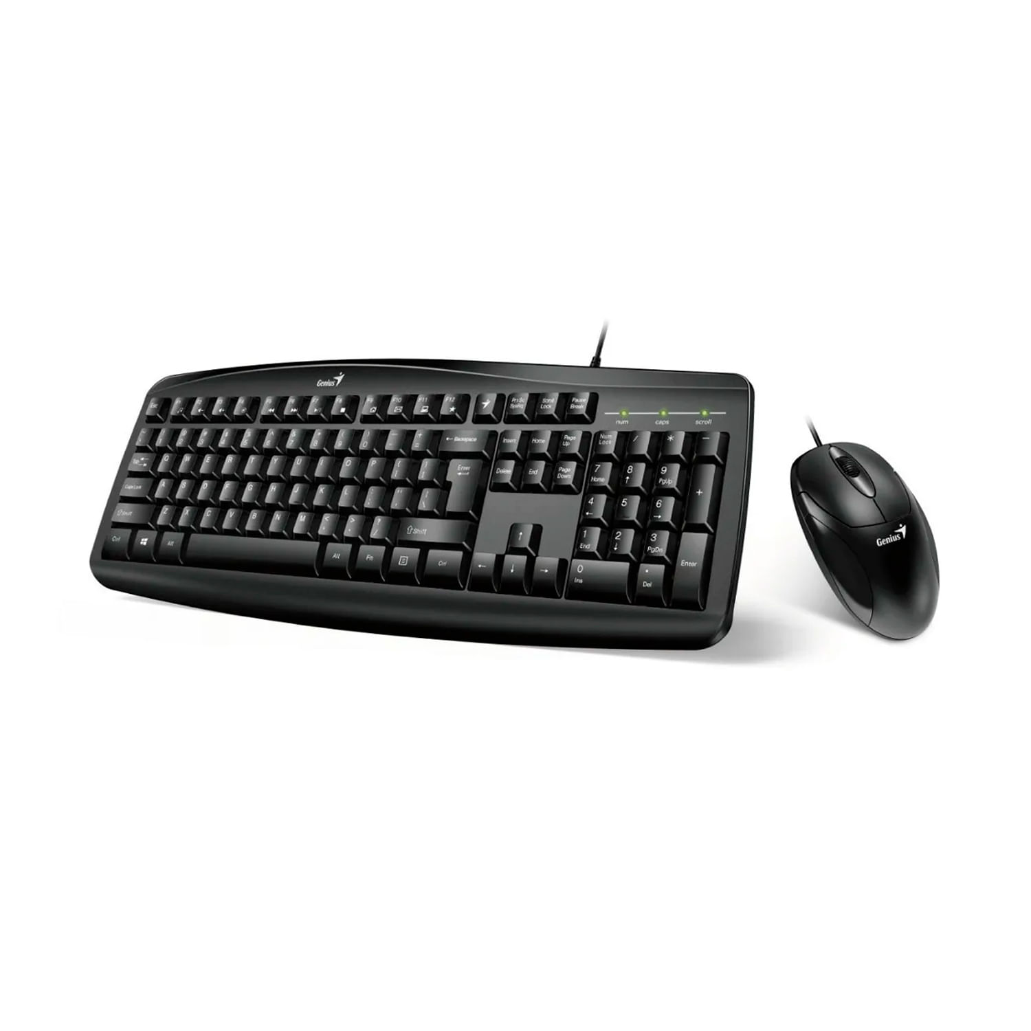 Kit Teclado Y Mouse Genius Smart KM-200 Alambrico Negro