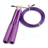 Soga Para Saltar Crossfit Aluminio Morado