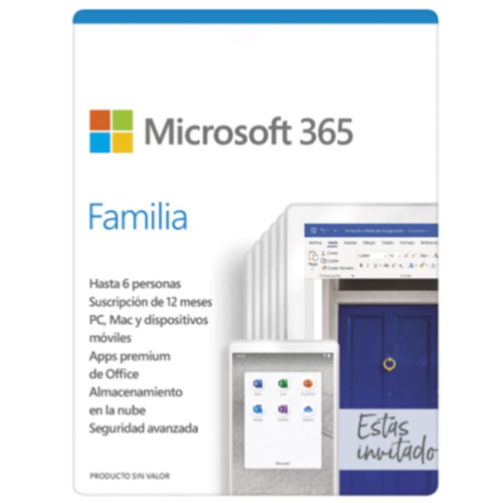 Software MICROSOFT 365 Familia