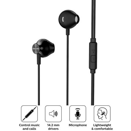 Audífonos In Ear PHILIPS TAUE101BK Negro | plazaVea - Supermercado