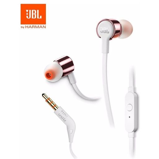 Auriculares con Cable JBL T 210 (In Ear - Micrófono - Negro)