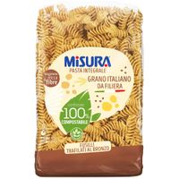 Fideos Integrales MISURA Fusilli Paquete 500g