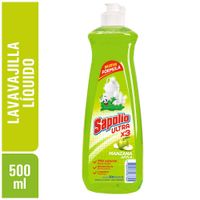 Lavavajilla líquido SAPOLIO Manzana Botella 500Ml