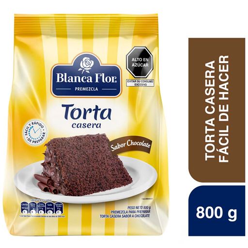 Pre Mezcla en Polvo para Torta de Chocolate BLANCA FLOR Bolsa 800g |  plazaVea - Supermercado