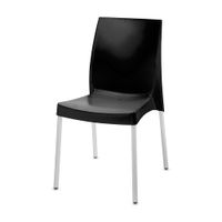 Silla Ada sin brazos Negro Reyplast