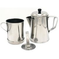 Cafetera Gota a Gota de 1 Litro de Acero Inoxidable