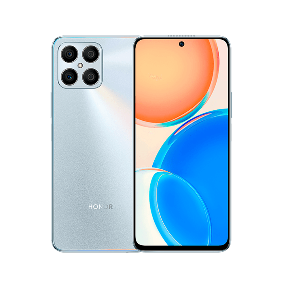 Celular Honor X8 6GB RAM 128GB Plata Sideral PlazaVea Supermercado celular-honor-x8-6gb-ram-128gb-plata-sideral-plazavea-supermercado
