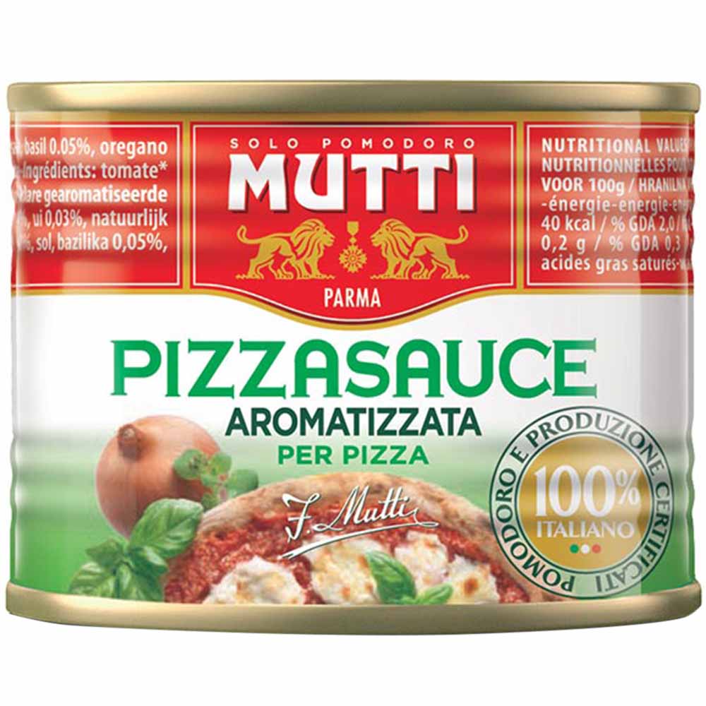 Salsa de Pizza MUTTI Pizza Sauce Aromatizzata Lata 210g plazaVea Supermercado