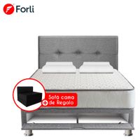 Dormitorio FORLI Sabanera Elegant 2 Plazas + Sofá Cama + 2 Almohadas